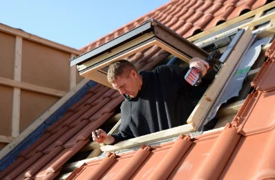 Pose de fenêtres de toit Velux au Transloy
